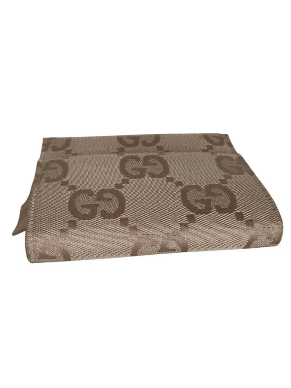 Gucci GG Canvas Coin Card Case Wallet Purse 030 Beige